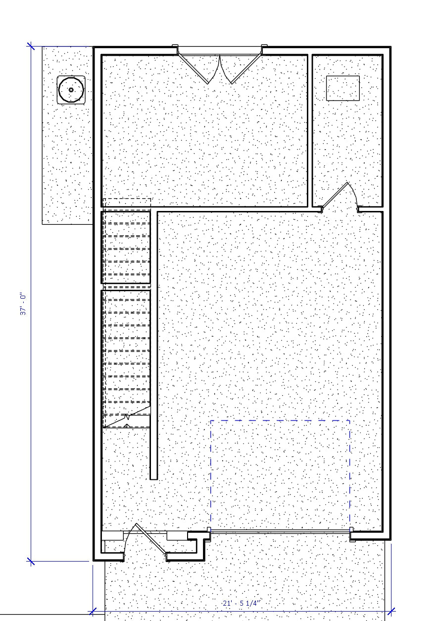 ADU house plan. Designed by Authentic Homes, custom home builder in Utah.