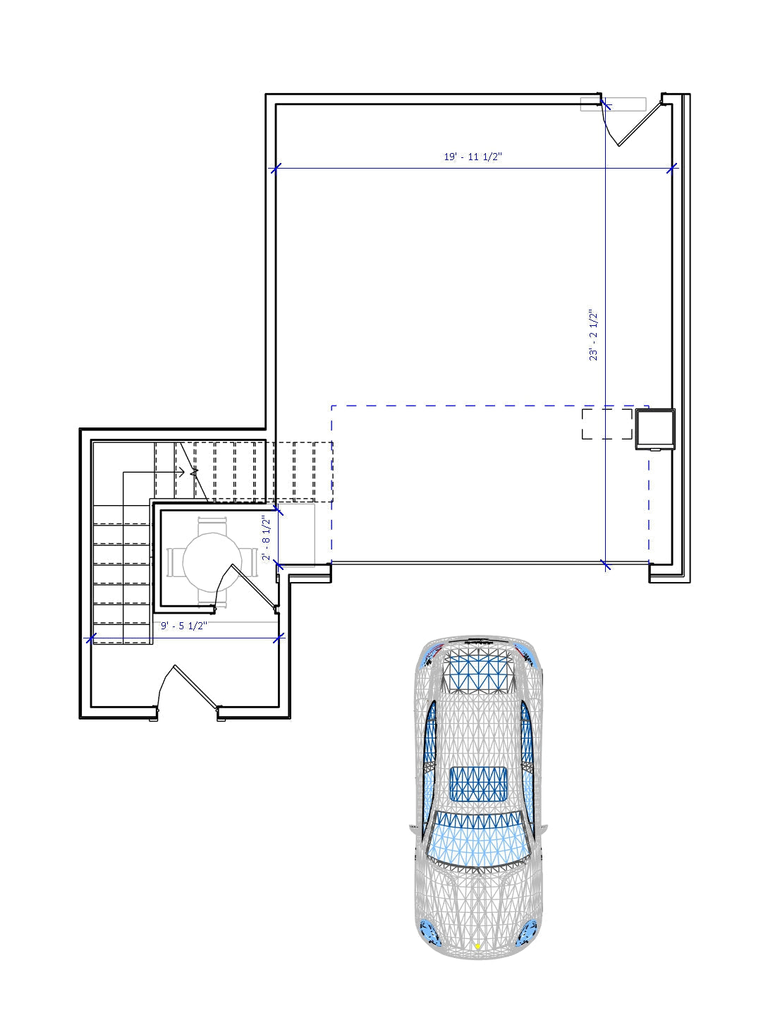 ADU house plan. Designed by Authentic Homes, custom home builder in Utah.