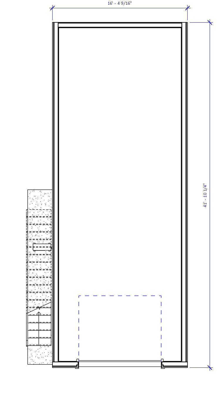 Floor plan of ADU No.28 showing one-car garage layout with 16' 4-9/16" width and 30' 1-1/2" depth, part of Authentic Homes in Utah house plans.