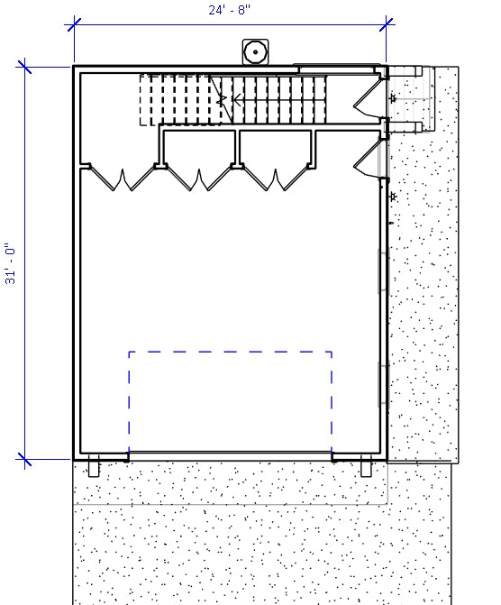 Easy to build ADU house plan with garage. Designed by Authentic Homes, custom home builder in Utah.