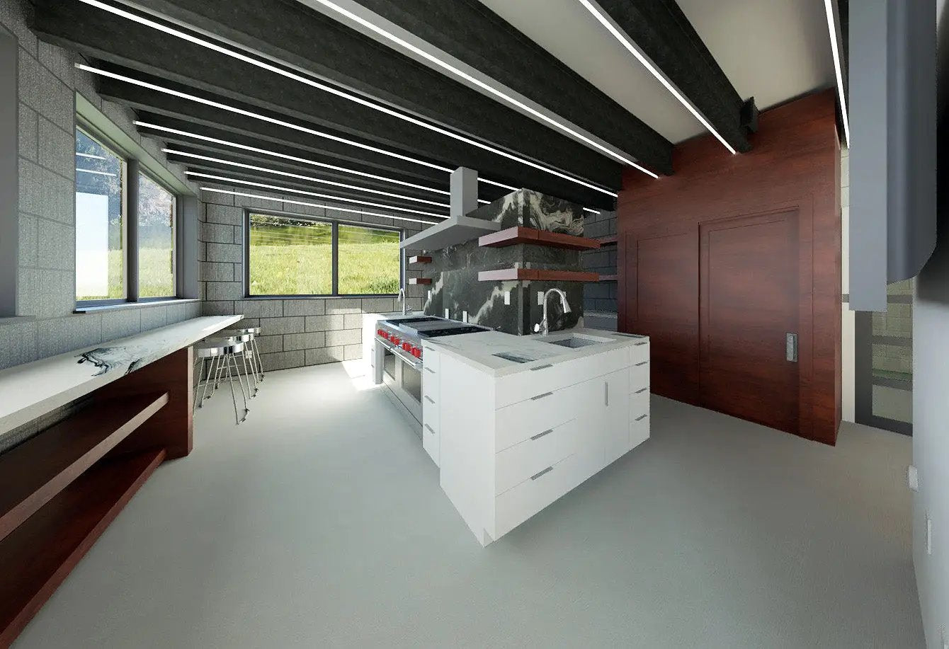 kitchen with speedfloor