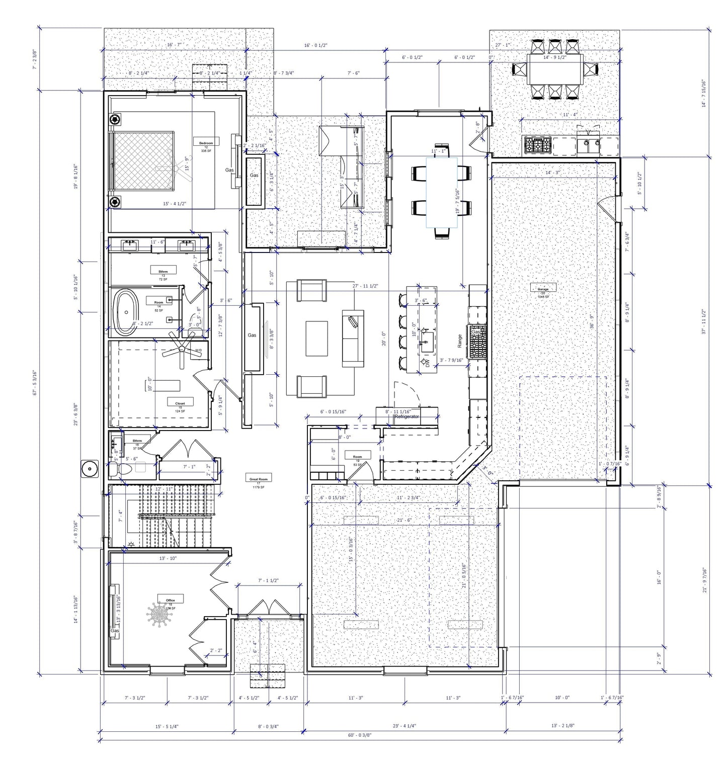 House floor plan. Designed by Authentic Homes, custom home builder in Utah.
