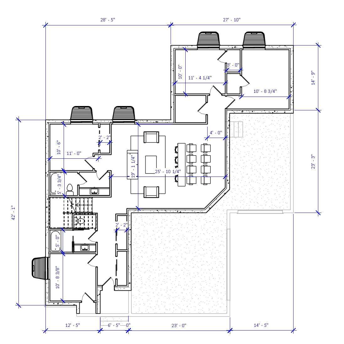 Basement floor plan