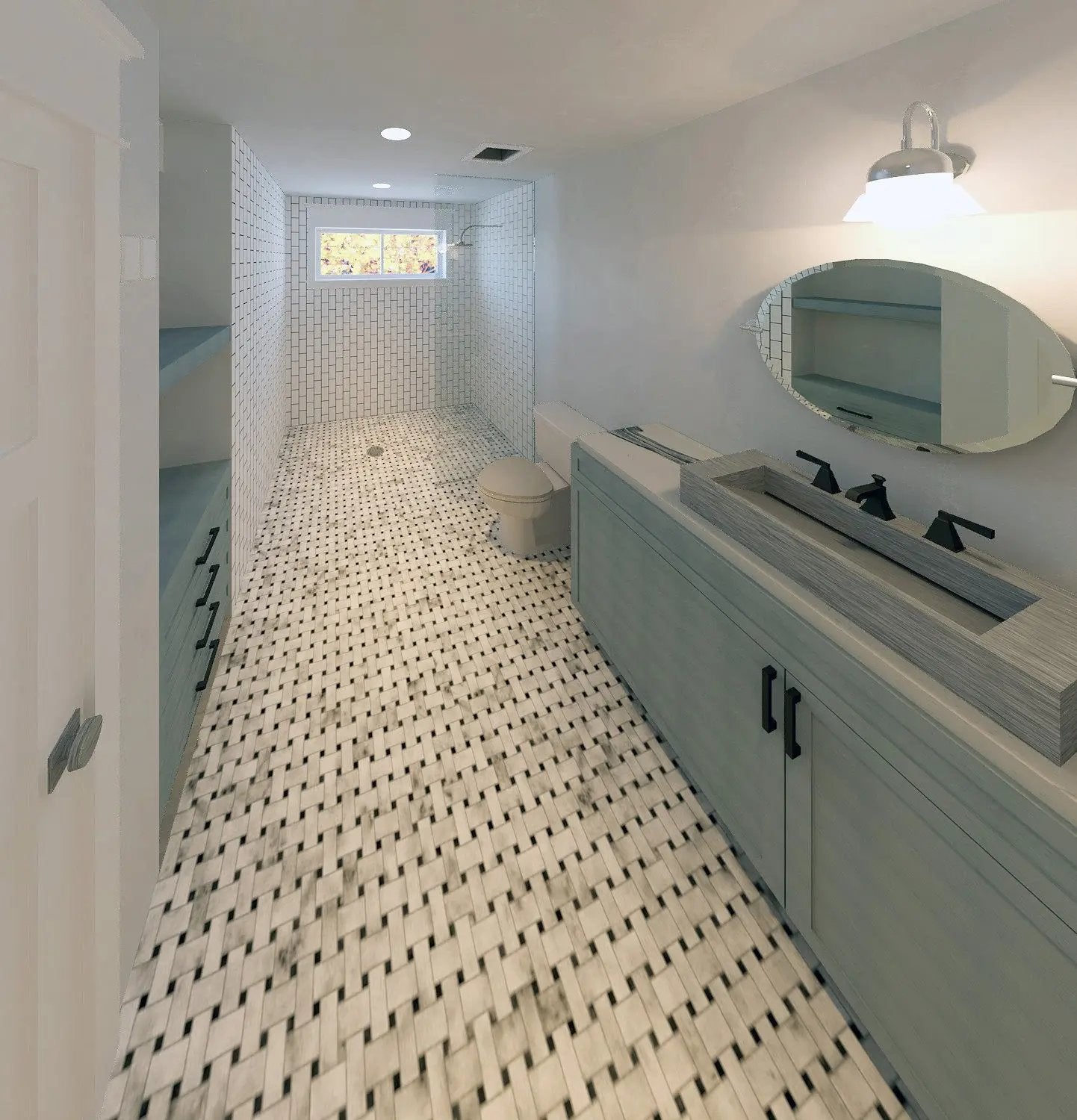 wheel chair accessible bathroom