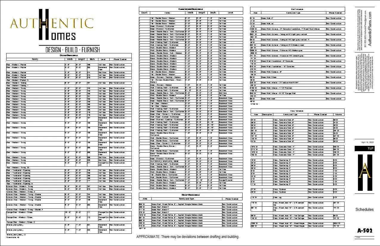 DEMO Set of Plans