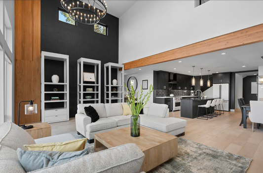 Structural timber in a home in Park City designed and built by Authentic Homes