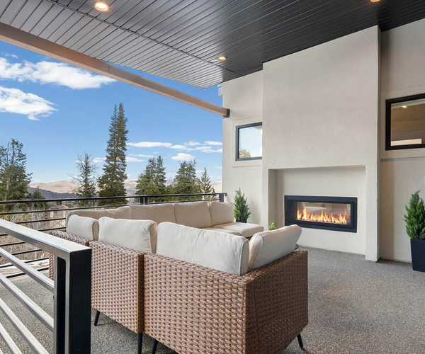 Walkable roof patio – Authentic Homes