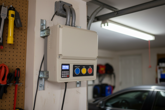 Wall garage door opener