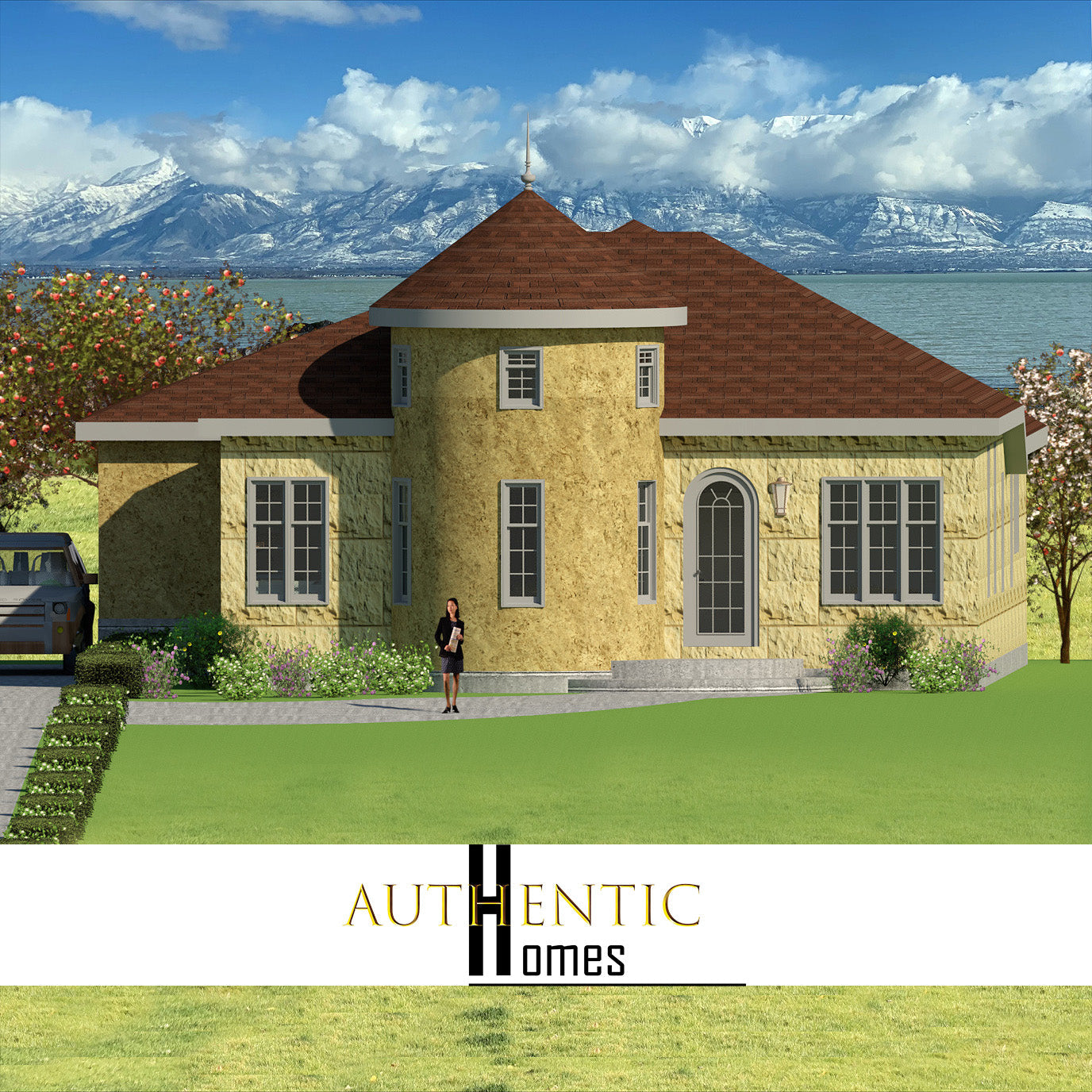 Authentic Homes - FRENCH COLLECTION stock house plans
