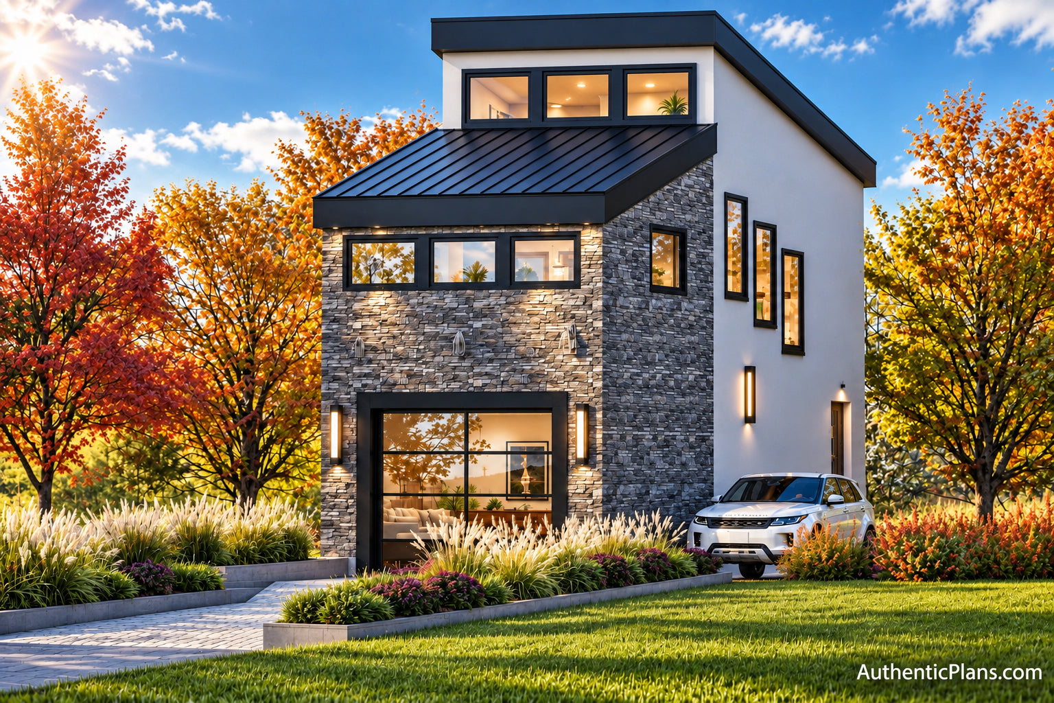 Authentic Homes offers Modern ADU house plan and building in Utah.