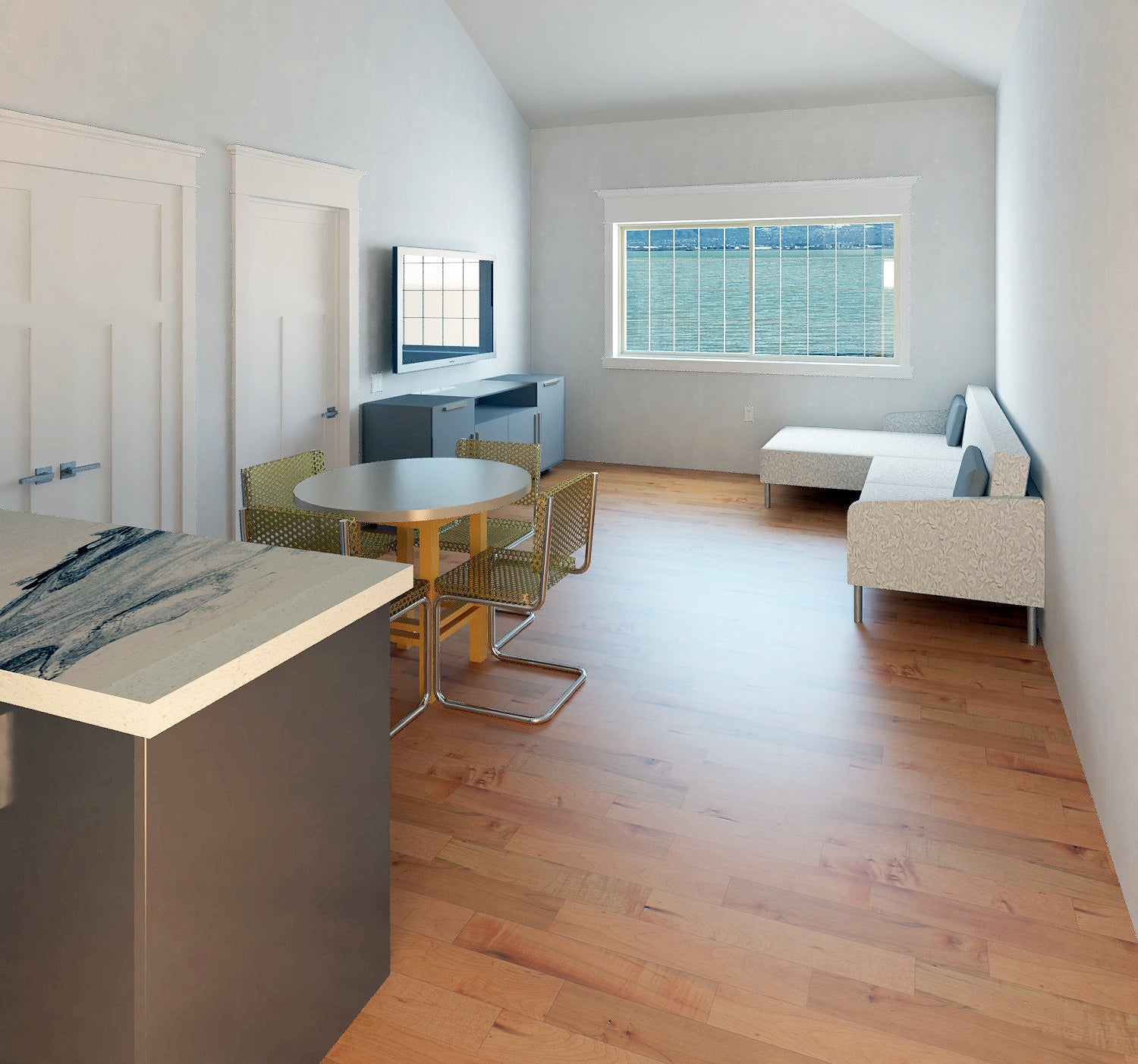 Easy to build ADU house plan with great room. Designed by Authentic Homes, custom home builder in Utah.