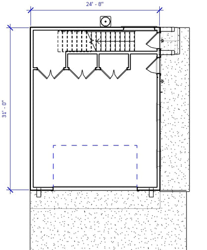 Easy to build ADU house plan with garage. Designed by Authentic Homes, custom home builder in Utah.