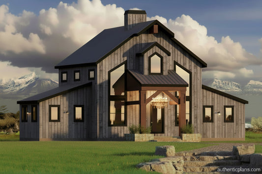 No.1 Barndiminium house plan Light Filled Kitchen