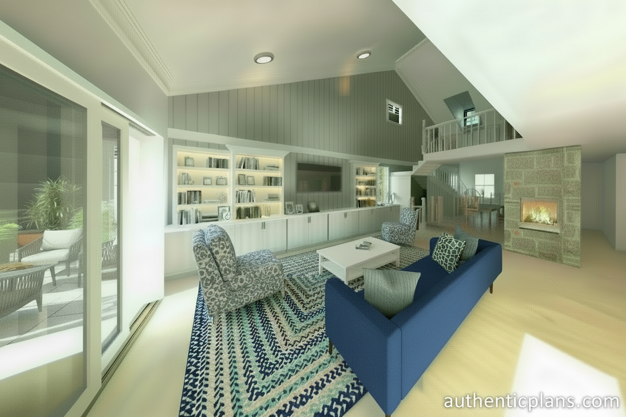 No.1 Cape Cod house plan Private Suite