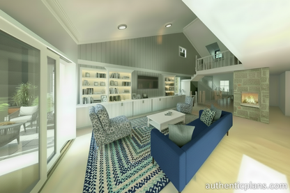 No.1 Cape Cod house plan Private Suite