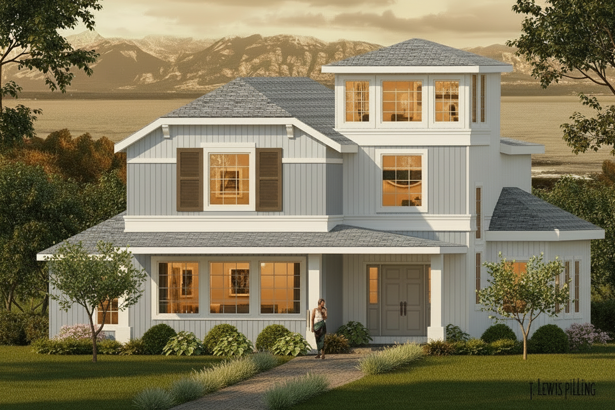 No.3 Cape Cod house plan 3rd Floor Bonus