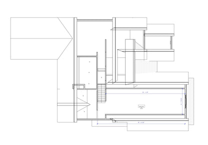 No.16 Modern Cottage house plan Basement ADU