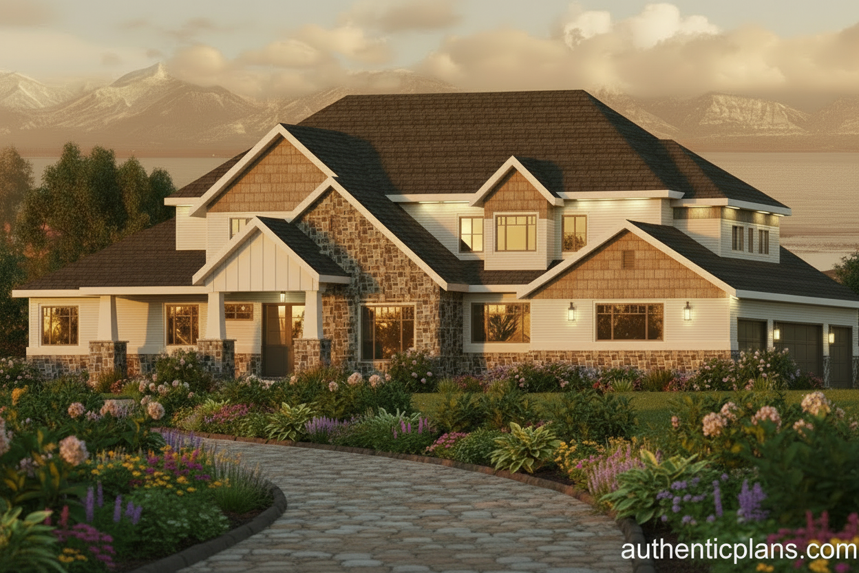 No.4 Craftsman house plan Mapleton, UT