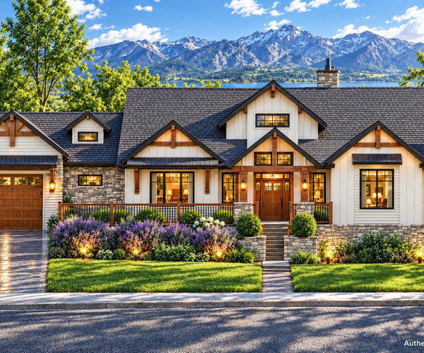 Authentic House Plans - Craftsman house plan in Utah. – Authentic Homes