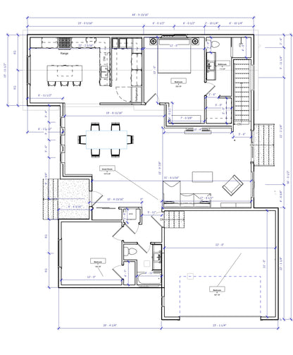 No.20 Modern European house plan Brick Wall Feature