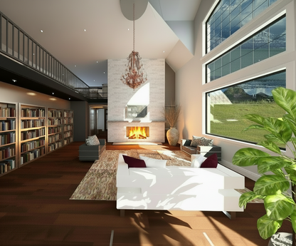 No.15 European house plan Dramatic Entry