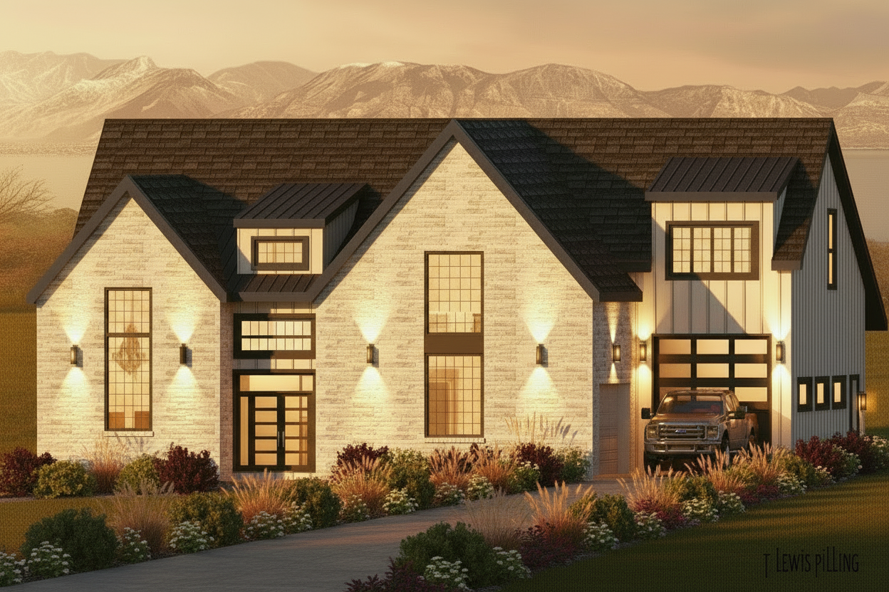 No.17 European house plan Salt Lake County