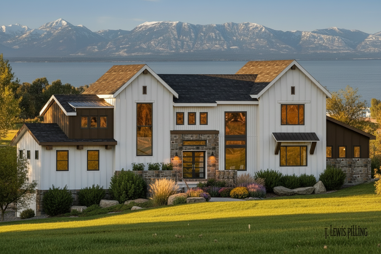 No.13 Farmhouse plan Garden City Utah