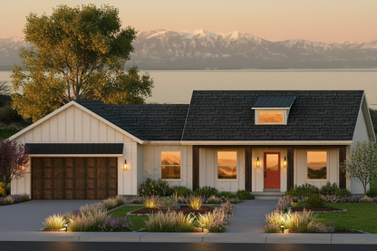 No.9 Farmhouse plan built in Orem, Utah