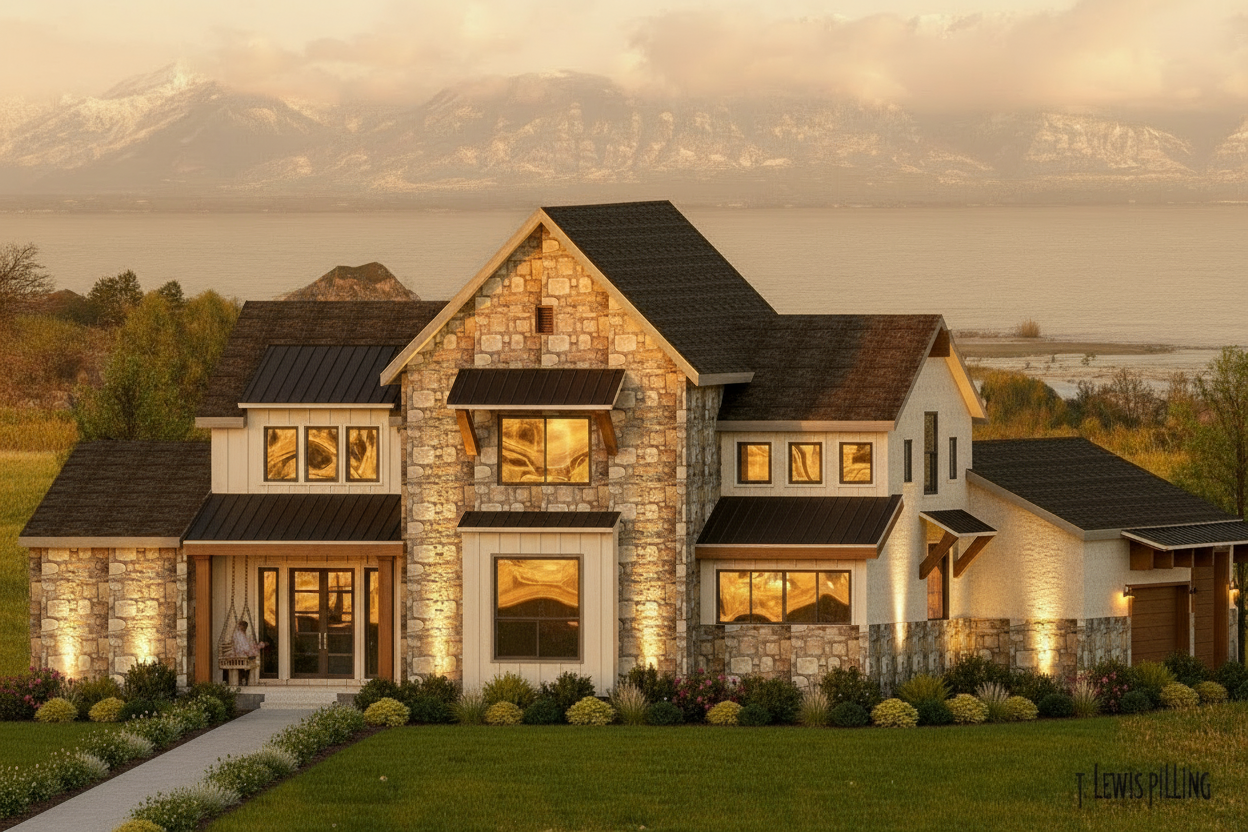 No.11 Farmhouse house plan Salem, Utah