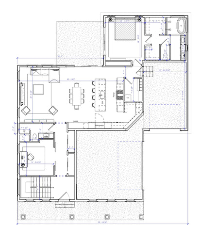 No.28 Farmhouse plan Large Porch