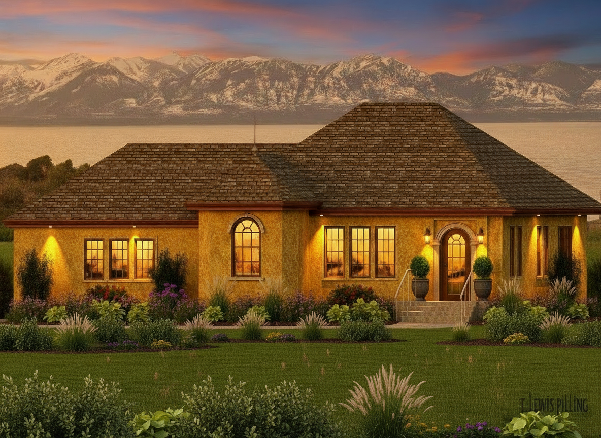 No.3 French house plan Built in Dining