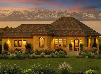 No.3 French house plan Built in Dining