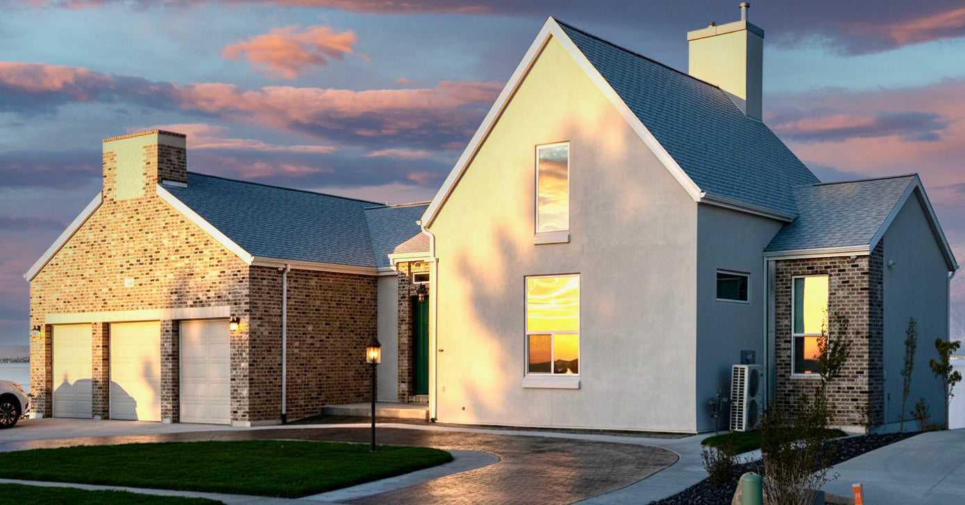Irish vernacular house, House Plans and custom building by Authentic Homes in Utah
