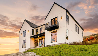 European House plan in Draper, Utah. House Plans by Authentic Homes, custom home builder.