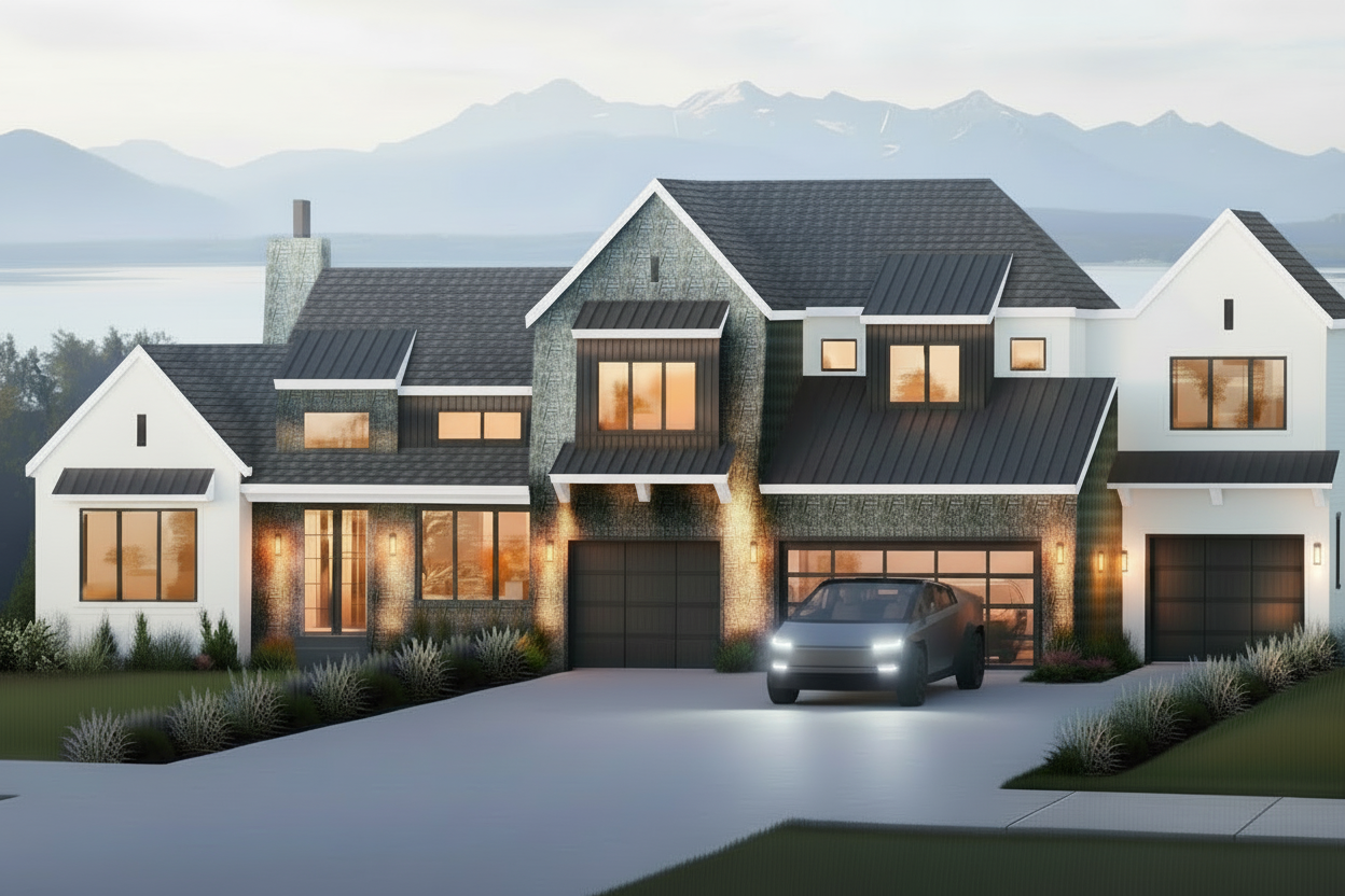 No.4 Modern house plan Herriman, UT 3 Garages