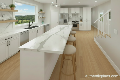 No.4 Cottage house plan Loft
