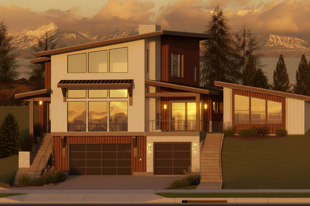 No.13 Modern house plan Park City Utah