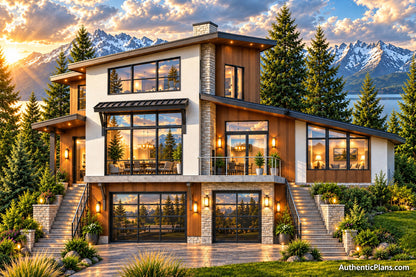 No.13 Modern house plan Park City Utah