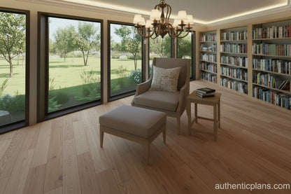 No.8 Modern house plan with French flair