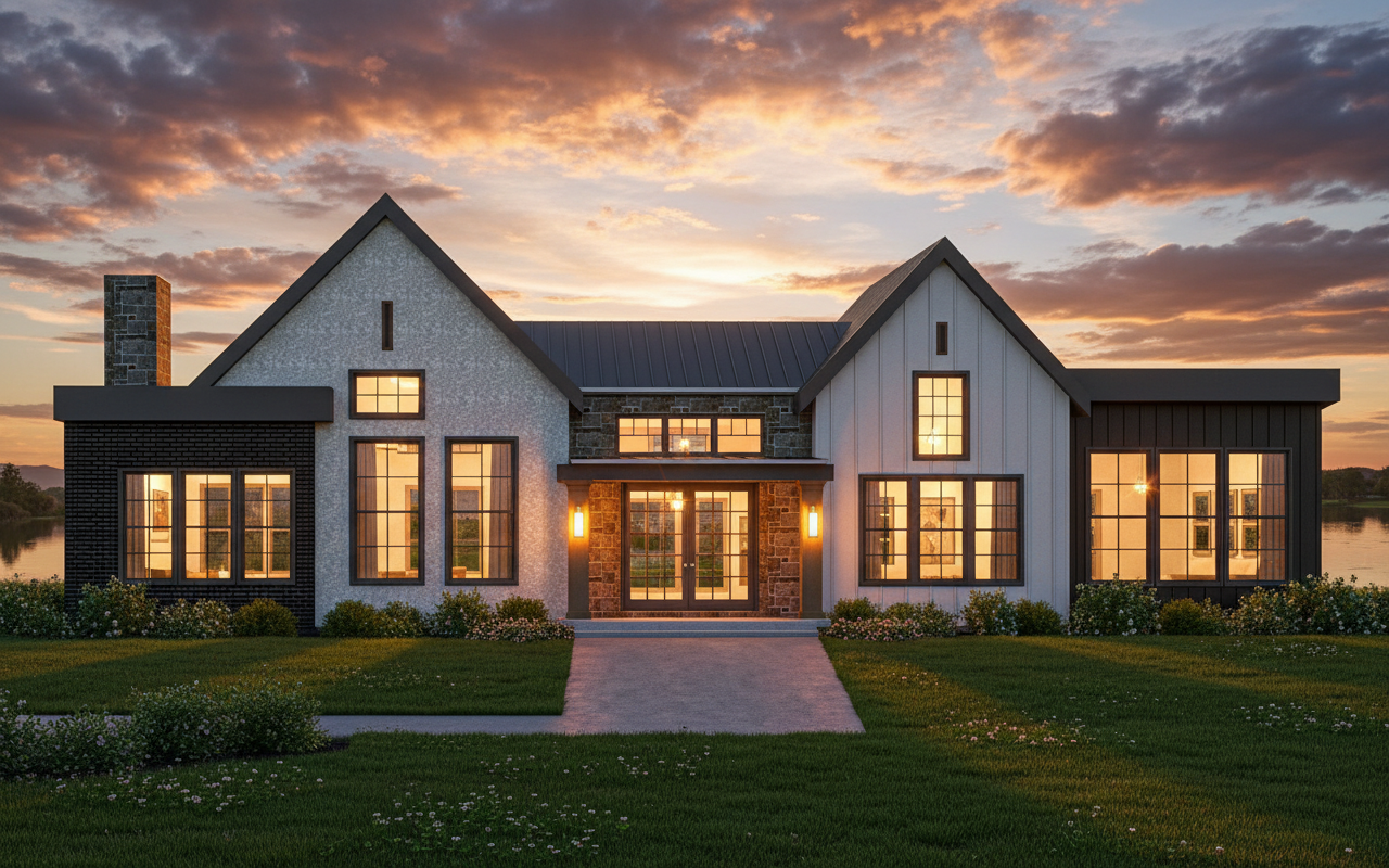 No.5 Modern house plan built in Lehi, Utah