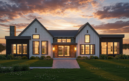 No.5 Modern house plan built in Lehi, Utah