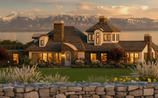 No.8 Modern house plan with French flair