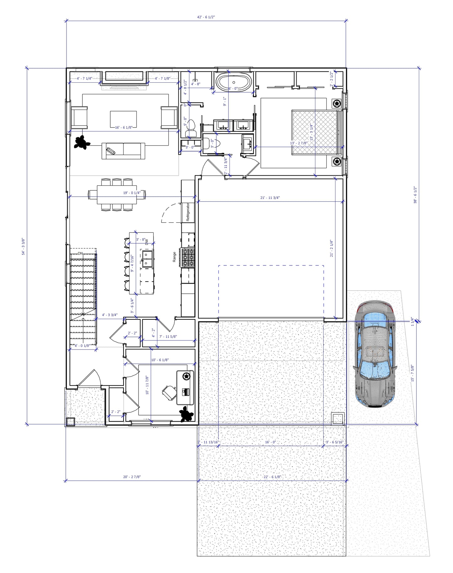 No.5 Shingle house plan for a small lot