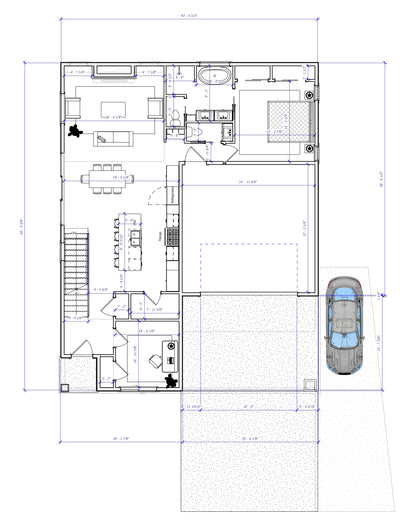 No.5 Shingle house plan for a small lot
