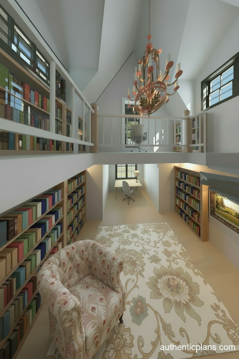 No.3 Victorian house plan Circular Staircase