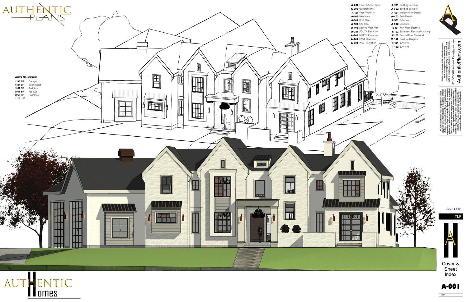 house plans by Authentic Homes, custom home builder in Utah