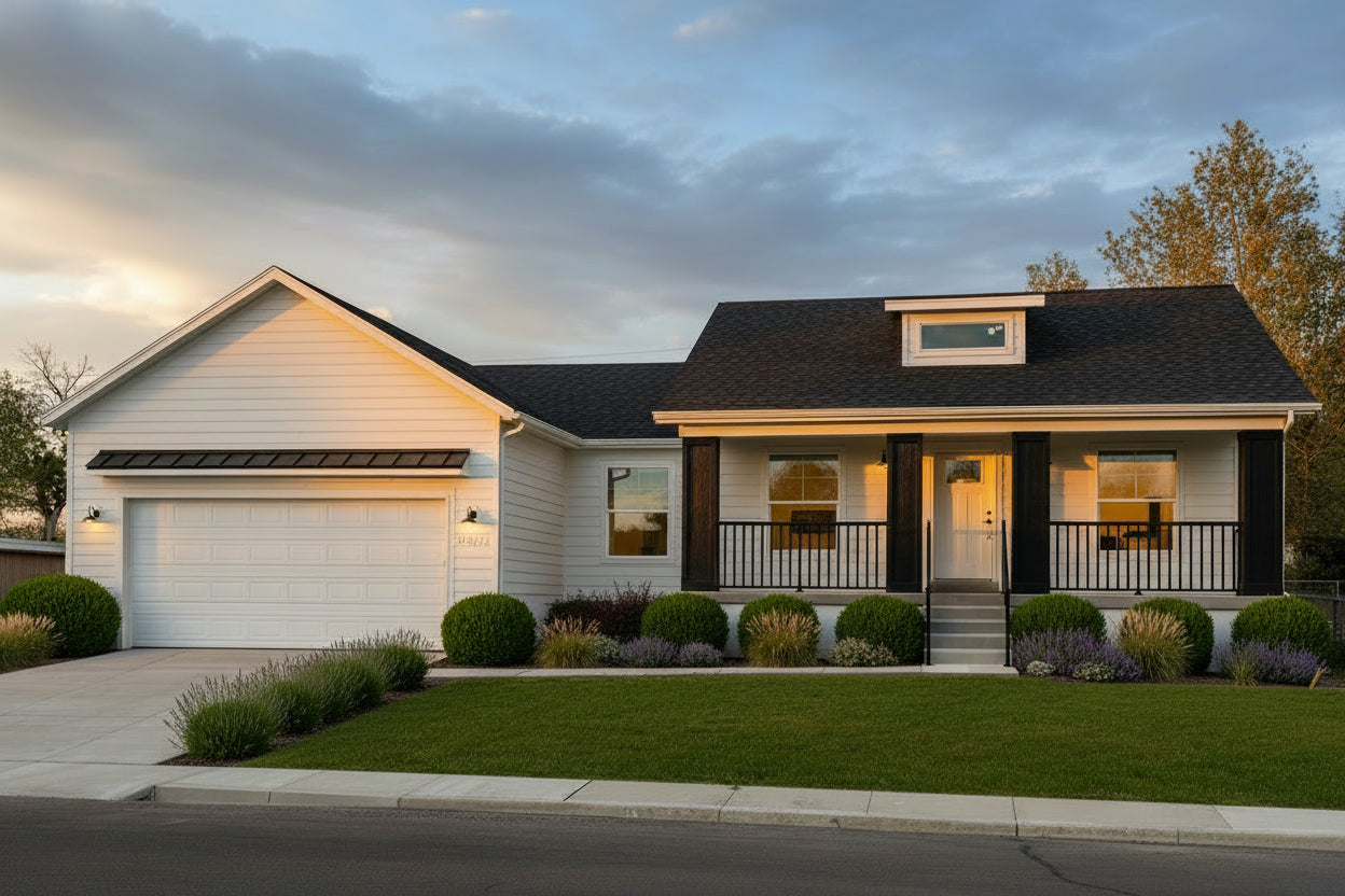 Farmhouse plan in Orem, Utah by Authentic Homes, custom home builder