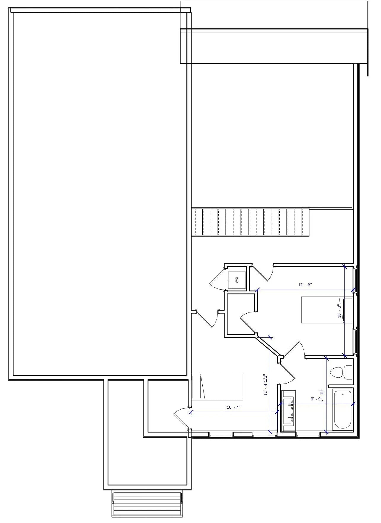 a drawing of a floor plan