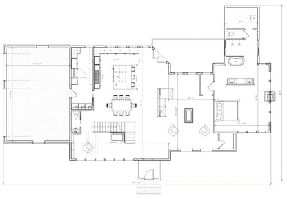 a drawing of a floor plan of a house