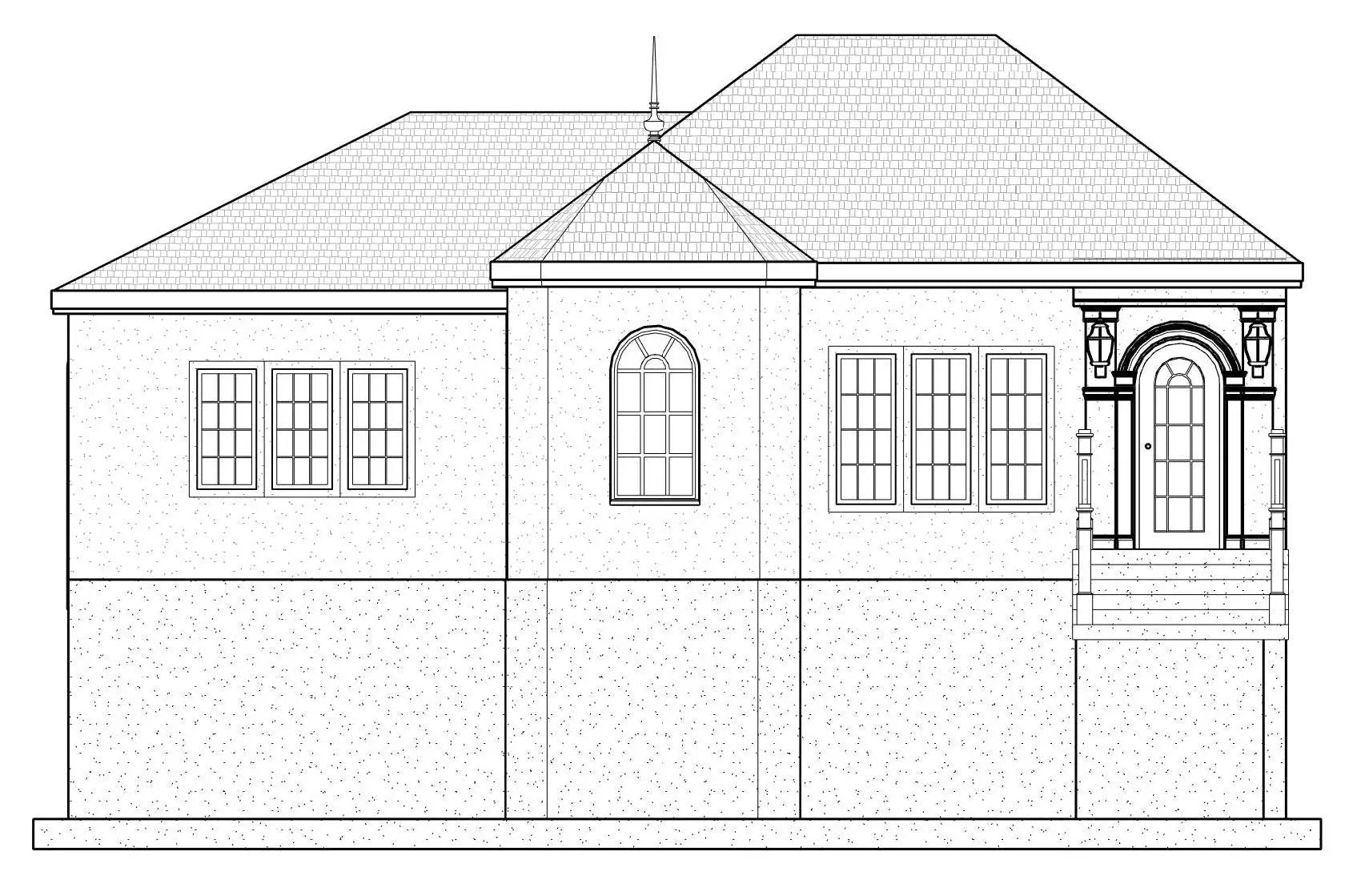FRENCH House Plan Elevation by Authentic Homes in Utah